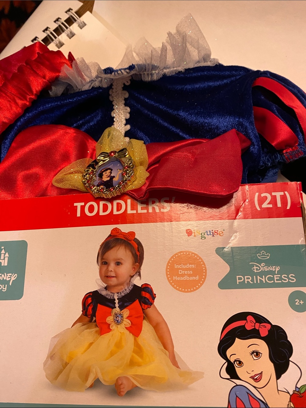 Disney Snow White Toddler Dress in Blue, Red, Yellow